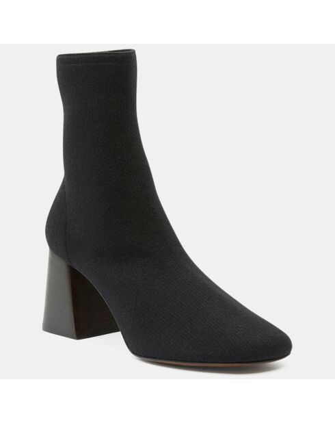 Bottines à Talon noires - Talon 7,5 cm