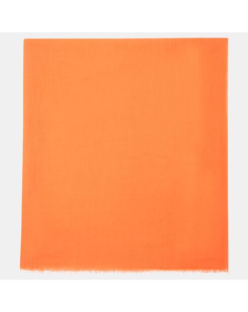 Étole Af Iode F orange - 200x95 cm