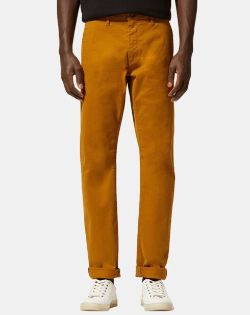 Pantalon Chino droit Kutdroit  camel