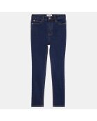 Jean Skinny en Coton taille haute Dora bleu