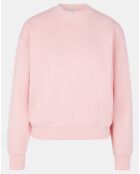 Sweat court en Coton bio molletonné Billie rose