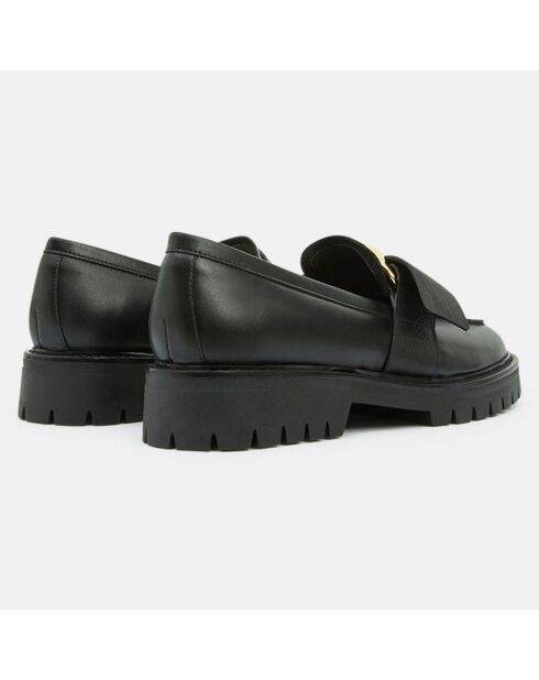 Mocassins en Cuir Stella noirs