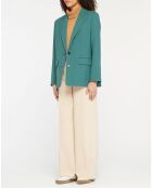 Blazer droit en Laine mélangée Cléo Oversize vert