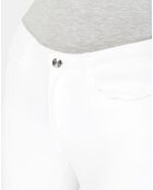 Jean Slim en Toile de coton Ella blanc