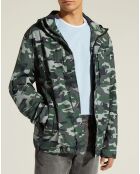 Blouson Déperlant Lawaypr vert/gris