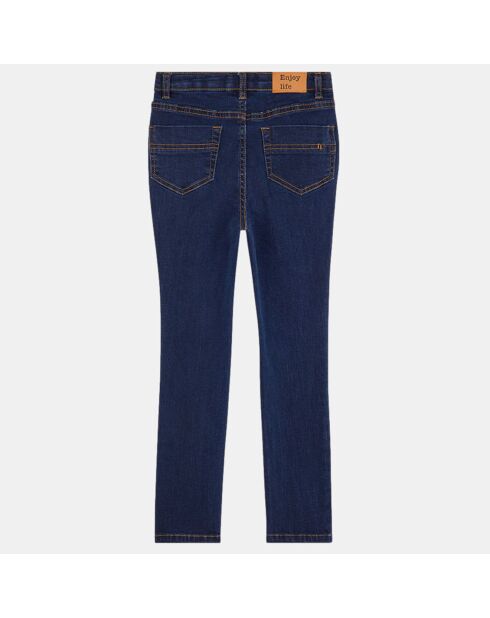 Jean Skinny en Coton taille haute Dora bleu