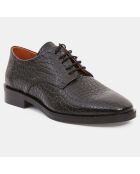 Derbies en Cuir gros grain noires