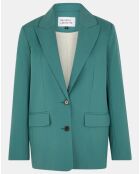 Blazer droit en Laine mélangée Cléo Oversize vert