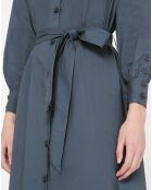 Robe-Chemise  Pom gris foncé