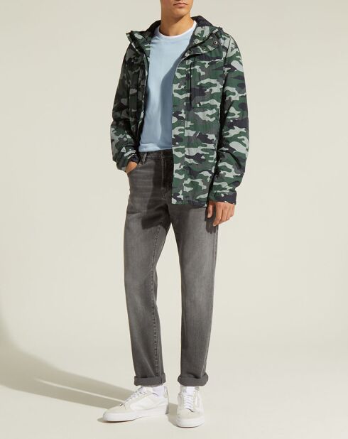 Blouson Déperlant Lawaypr vert/gris