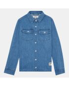 Chemise en Coton denim Jahnis bleue