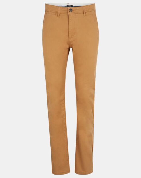 Pantalon Chino en Coton Bio Relax Kutrelax camel