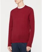 Pull 100% Laine Toolon rouge