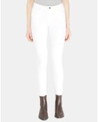 Jean Slim en Toile de coton Ella blanc