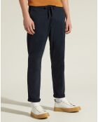 Pantalon droit Lujog bleu marine