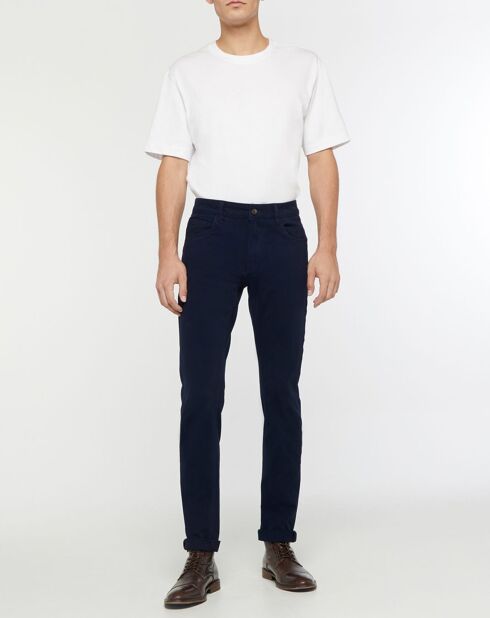 Pantalon slim Kuflex bleu marine