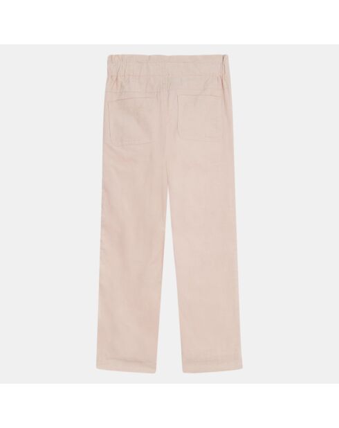 Pantalon en Velours côtelé de coton Ouma rose