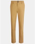 Pantalon Chino décontracté Kurip Ripstop à carreaux beige foncé