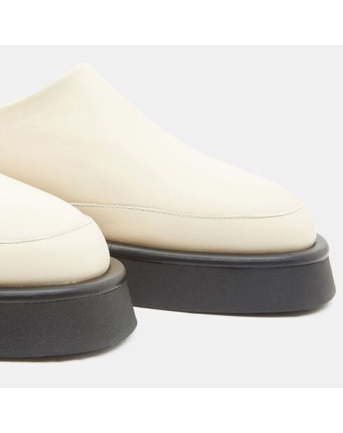 Sabots en Cuir Twig blancs