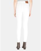 Jean Slim en Toile de coton Ella blanc