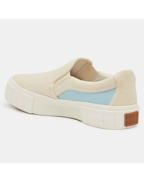 Slip On Yess beige/bleu