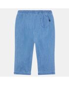 Pantalon en Coton bio denim Orit bleu ciel