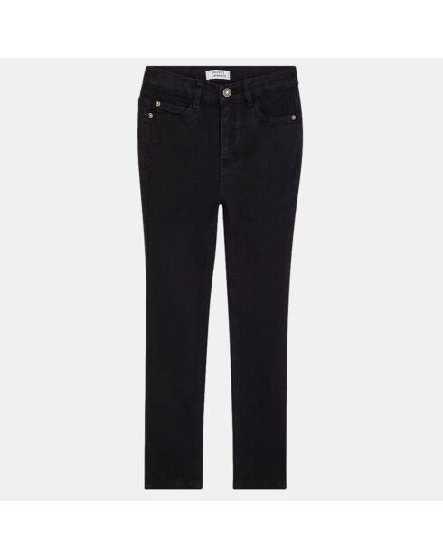 Jean Skinny en Coton taille haute Dora noir