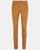 Pantalon slim Kuflex Flex camel