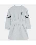 Robe en Coton molletonné Alexa gris chiné