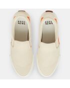 Slip On en Coton Bio Yess beige/Orange