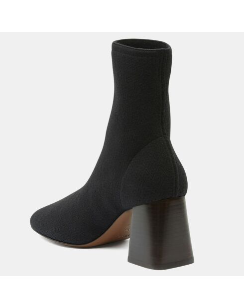 Bottines à Talon noires - Talon 7,5 cm