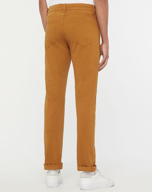 Pantalon slim Kuflex Flex camel