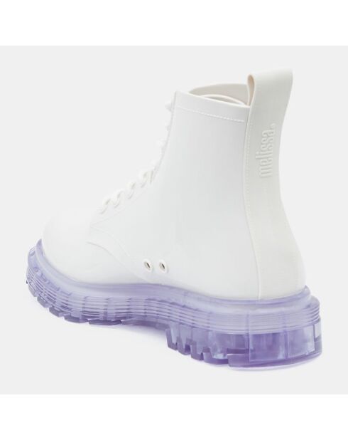 Boots Coturno blanches