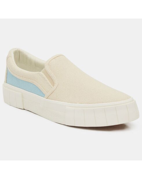 Slip On Yess beige/bleu