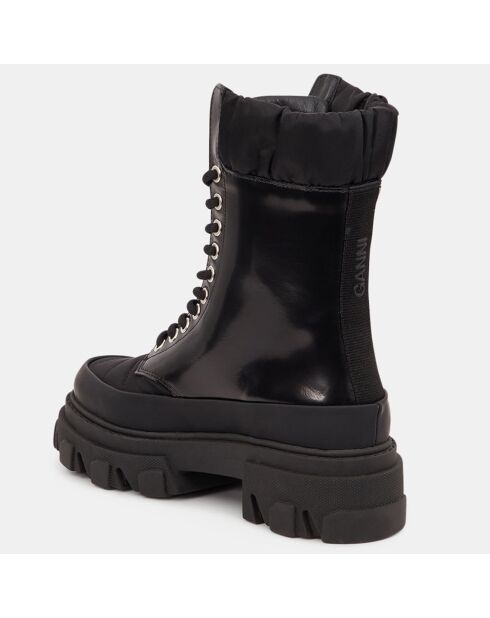 Boots en Cuir Netty noires