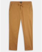 Pantalon droit Lujog camel