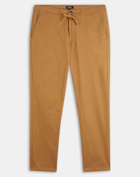 Pantalon droit Lujog camel