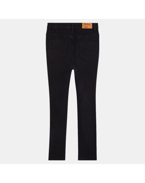 Jean Skinny en Coton taille haute Dora noir