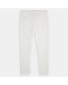 Pantalon ajusté court en Coton bio Jorgina écru