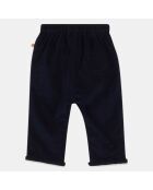 Pantalon en Coton velours milleraies Ariella bleu marine