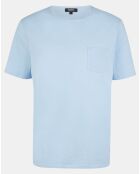 T-Shirt 100% Coton Bio Pima Tishma bleu clair