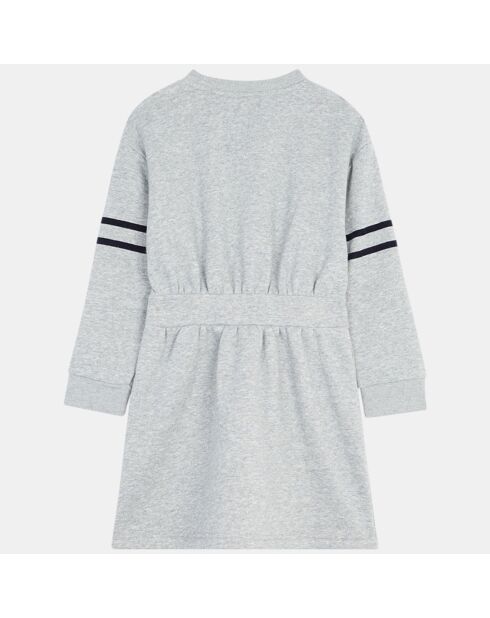 Robe en Coton molletonné Alexa gris chiné