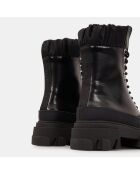 Boots en Cuir Netty noires