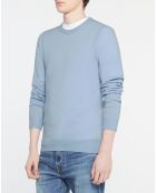 Pull 100% Laine Toolon bleu clair