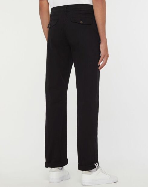 Pantalon Chino en Coton Bio Relax Kutrelax noir