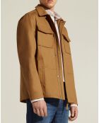 Veste droite Lapocket camel