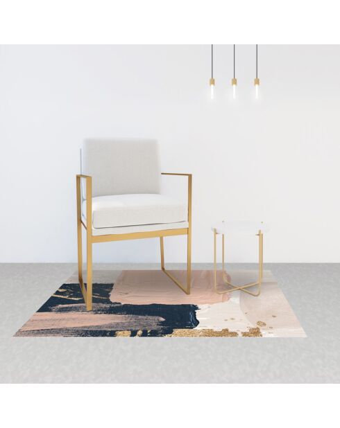 Tapis vinyle Oleo 1 rose - 70x100 cm