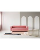 Tapis vinyle Oleo 1 rose - 66x150 cm