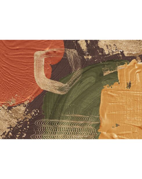 Tappeto in vinile multicolore Oleo 4 - 70x100 cm