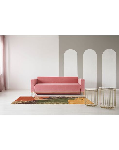 Tapis vinyle Oleo 4 multicolore - 66x150 cm